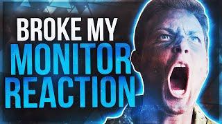 I SMASHED MY MONITOR REACTION - Funny Moments And Rage Moments