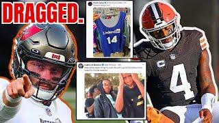 NFL Fans DRAG Deshaun Watson while Browns Watch Baker Mayfield CRUSH IT w Buccaneers!