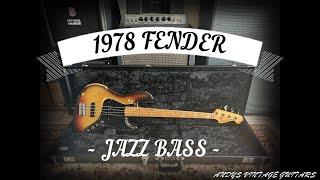 1978 FENDER JAZZ BASS - Andy's Vintage Guitars