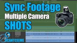 How To Sync Video Footage Multiple Camera Shots | 2 or more Views | Adobe Premiere CS6 |