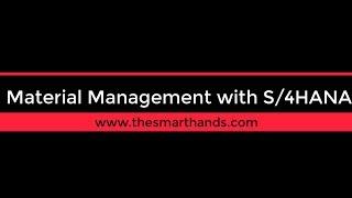 SAP S4 HANA MM Training - Stock Single Material | SAP S4HANA Sourcing and Procurement