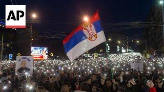 Thousands flock streets of Belgrade for massive anti-government protest