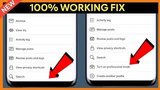 Fix Facebook Professional Mode Option Not Showing in Facebook | Turn on/Off Professional Mode Fb