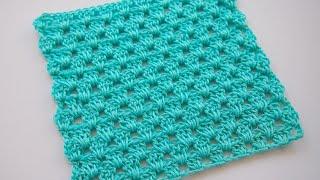 Самый простой узор крючком для начинающих.Легкие узоры крючком.Simple crochet patterns tutorial №86