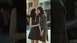 The Most Passionate KissㅣLesbian kissing