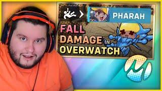 Flats Reacts To "What if Overwatch had Fall Damage?"