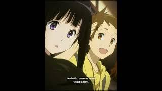 DYK (Did You Know) that in Hyouka..