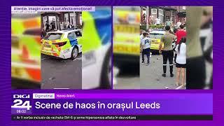 Violențe între români și polițiști în orașul Leeds, din Anglia: „Să vină mascații de la București”