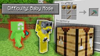 Minecraft Manhunt Baby Mode...