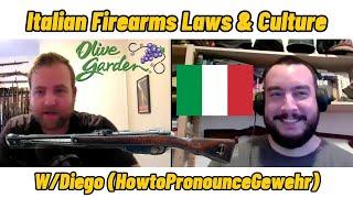 Italian Firearms Laws & Culture w/Diego