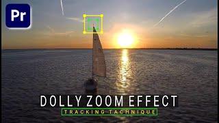 Dolly Zoom Effect in Premiere Pro - Tracking Technique