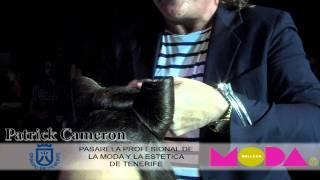 Patrick Cameron en la  I Pasarela Profesional de la Moda y la Estética de Tenerife