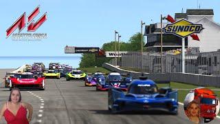 Assetto Corsa IMSA WeatherTech SportsCar 2024 IMSA Sportscar Weekend Test Race Gameplay ITA