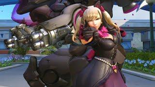 Overwatch 2 | D.va Highlight Black Cat skin | make it trough the whole Game! #3