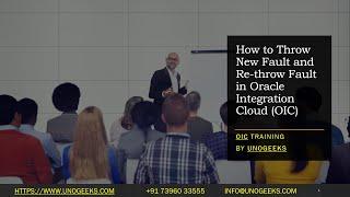 Oracle Integration Cloud Tutorial|Oracle Integration Cloud Service|Throw New Fault,Rethrow Fault OIC