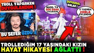 TROLLEDİĞİM 17 YAŞINDAKİ KIZIN HAYAT HİKAYESİ AĞLATTI - PUBG MOBİLE