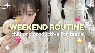 10-15 years old weekend routine | step by step | Easy and Productive 