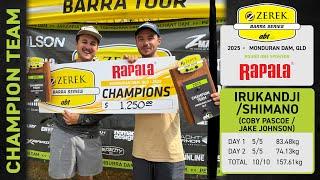 2025 Zerek BARRA Series | Rapala Monduran Round Champion Team Interview with Team Irukandji /Shimano