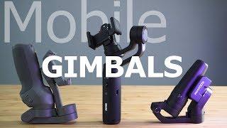 DJI OSMO Mobile 3, Zhiyun Smooth Q2, Feiyu Vlog Pocket-2019 Mobile Gimbals comparison