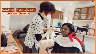 BLACK GIRL GETS MAKEUP DONE IN RURAL JAPAN//  or 