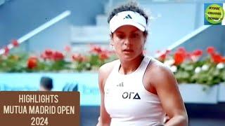 MAYAR SHERIF/ELENA RYBAKINA/HIGHLIGHTS MUTUA MADRID OPEN 2024