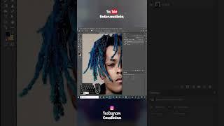 How to Change Hair Color Photoshop Tutorial #shorts  #photoshop #tutorial #fedormalinin