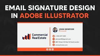 Email Signature Design | Adobe Illustrator 2021