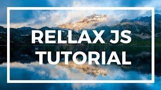 Rellax JS Tutorial | How to use Rellax.JS | Parallax Background