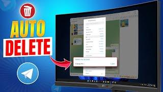 How to Automatically Delete Telegram App on Windows | Set Auto delete on Telegram on Laptop