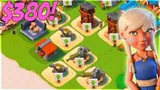 MASS DIAMOND SPREE on Defensive Buildings!! Boom Beach Diamond to Max Account (50,400 Total)