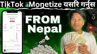 How To Monetize TikTok Account From Nepal || TikTok Monetize Kasari Garne  | TikTok Monetize