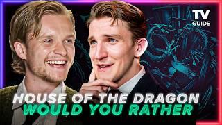 House of the Dragon Stars Play Would You Rather | Tom Glynn-Carney, Ewan Mitchell