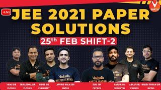 JEE Main 2021 Question Paper Solving With Tricks | 25th February Shift-2 | Vedantu Math