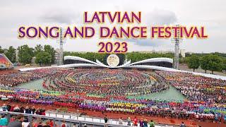 Final Dance | 150th Latvian Song and Dance Fest 2023 |Left side view | The Planet V [4K]