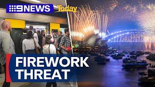 New Year's Eve fireworks at risk amid threat of major train strike | 9 News Australia