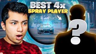 ROLEX REACTS to BEST 4x SPRAY PLAYER IN THE WORLD | PUBG MOBILE