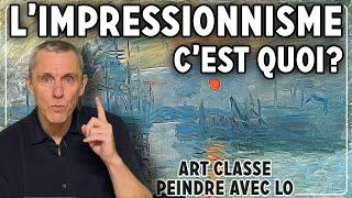 WHAT IS IMPRESSIONISM? (Art Class Painting with Lo)