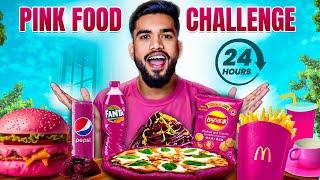 Pink Food Challenge For 24 Hours