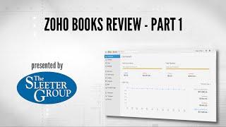 Zoho Books Accounting Software Review / Tutorial - Part 1