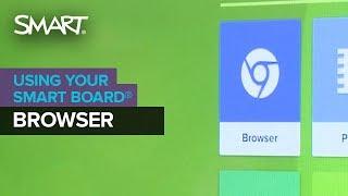 Getting to know your SMART Board with iQ technology: Browser (2018)