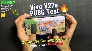 Vivo V27e Pubg Test in 2024| Graphics? Gyro? Battery?