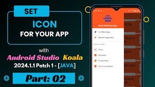 How to set the icon for your app in Android Studio || Part - 02 || Multi Webview App Tutorial