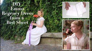 DIY Regency Dress from Bed Sheet Emma Movie Inspired 2020