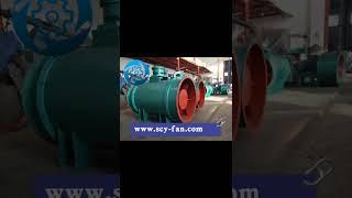 axial fan underground ventilation system