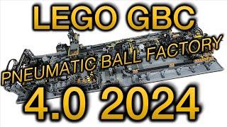 The LEGO GBC "Pneumatic Ball Factory V4.0" MOC by Quanix 2024