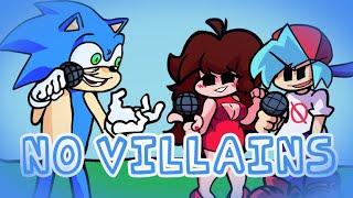 No Villains But Sonic VS BF And GF! | Friday Night Funkin ( Special 500 Sub )
