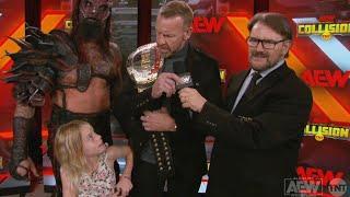 Christian Cage calls security on his own daughter - AEW Collision (8/5/23)