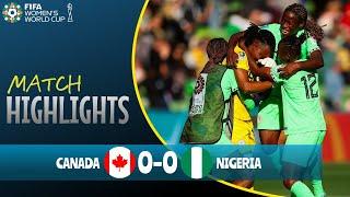 Canada vs Nigeria (0-0), FIFA Women's World Cup 2023, Chiamaka Nnadozie Penalty Save & Highlights