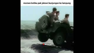 momen ketika pak jokowi kunjungan ke lampung #meme #absurdhumor #shorts #short