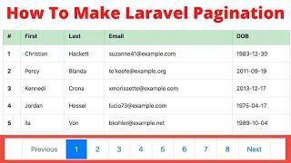How To Make Pagination In Laravel Tutorial